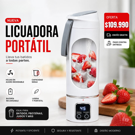 Licuadora Portátil Recargable